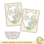Projeto na Bordadeira Capas Bloco de Nota Dias das Mães - Imagem 8
