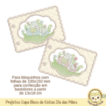 Projeto na Bordadeira Capas Bloco de Nota Dias das Mães - Imagem 9