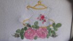 Matriz de bordado BULE COM ROSAS - Imagem 2