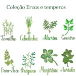Matriz de bordado Coleção ervas e temperos