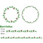 Matriz de bordado kit berço botoes de rosa