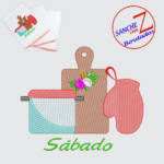 Pacote Matriz de Bordado-Semaninha Utensílios Domésticos - Image 6
