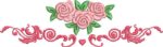 Matriz de bordado kit berço rosas e arabescos - Image 3