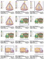 MATRIZES DE BORDADO – TRANSPORTES ELEGANTES – COLEÇÃO - Imagem 24