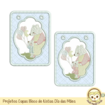 Projeto na Bordadeira Capas Bloco de Nota Dias das Mães - Imagem 11