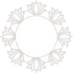 Matriz de bordado kit Mesa posta Flor de LÓTUS - Imagem 4