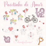 Matrizes de Bordado – Pacotinho de Amor - Dia dos Namorados