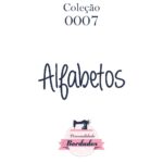 Matriz De Bordado - Alfabetos 0007