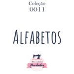 Matriz De Bordado - Alfabetos 0011