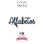 Matriz De Bordado - Alfabetos 0012