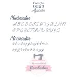 Matriz De Bordado - Alfabetos 0023 - Imagem 3