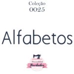Matriz De Bordado - Alfabetos 0025