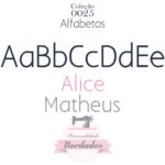 Matriz De Bordado - Alfabetos 0025 - Imagem 2