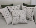 Matriz de bordado almofada geometrica - Imagem 3