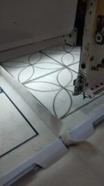 Matriz de bordado almofada geometrica - Imagem 4