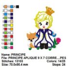 Matriz de bordado - Principe e Raposinha [EM APLIQUE] - Image 2