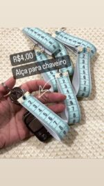 chaveiro fita métrica