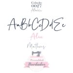Matriz De Bordado - Alfabetos 0027 - Imagem 2