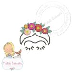 Matriz de Bordado Frida Kahlo - Fringe - Image 4