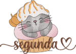 Matrizes de Bordados - SEMANINHA GATOS-CUPCAKES - Image 2