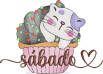 Matrizes de Bordados - SEMANINHA GATOS-CUPCAKES - Image 7