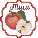 Matriz de bordado Frutas na Tag - Imagem 3