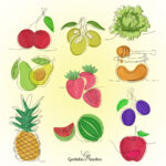 Matriz de Bordado - COLEÇÃO FRUTINHAS FIO