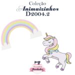 Matriz De Bordado - Animaizinhos D2004.2 - Unicórnio