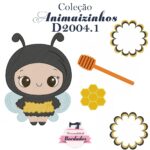 Matriz De Bordado - Animaizinhos D2004.1 - Abelhinha