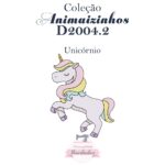 Matriz De Bordado - Animaizinhos D2004.2 - Unicórnio - Imagem 2