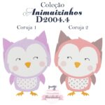 Matriz De Bordado - Animaizinhos D2004.4 - Corujinha - Imagem 2