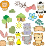 Matriz de Bordado - Safari Cute