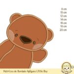 Matrizes de Bordado Apliques Little Boy - Imagem 9