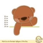 Matrizes de Bordado Apliques Little Boy - Imagem 5