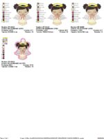 MATRIZ DE BORDADO - ANJINHA MORENA + ANJINHA MORENA CHAVEIRINHO - Image 2