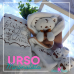Urso minimalista e matrizes dindos - ARQUIVOS DIGITAIS