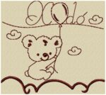 Urso minimalista e matrizes dindos - ARQUIVOS DIGITAIS - Imagem 4