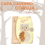Capa Caderno Coruja Babalu