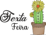 Matrizes de Bordados - Coleção FLOR DE CACTUS-semaninha cactus- - Image 2