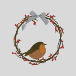 MATRIZ DE NATAL - GUIRLANDA COM PASSARINHO