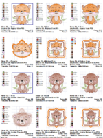 Matrizes de Bordados - Bichinhos na Floresta - Image 2