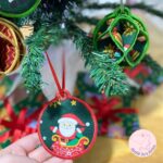 Projeto Bolinhas de Natal 2D e 3D - Matriz de Bordado com Vídeo Aulas PAP - Image 2