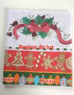 LINDO KIT NATALINO PARA PANO DE PRATO E TOALHAS EM 2 TAMANHOS