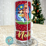Coleção Natal Sempre Vivo - Torre de Xícaras - Sublimação - Image 4
