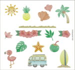 Matriz de Bordado - Kit Natal Tropical - Image 5