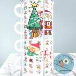 Coleção Natal Encantado 1 - Sublimação - Torre de Xícaras