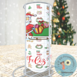 Coleção de Artes Natal Encantado 4 - Sublimação - Torre de Xícaras - Image 2