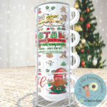 Coleção de Artes Natal Encantado 4 - Sublimação - Torre de Xícaras - Image 5