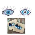 Matriz de bordado olhos para bolsinhas e necessáries