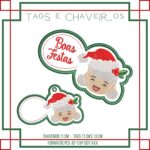 Matrizes de Bordado - CHAVEIROS E TAGS NATAL - Pacote de Matrizes - Image 2